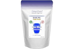 GramZero Blue Blast Zero Calorie Sugar Free Drink Mix, Great For Nutrition Club Loaded Teas, Stevia Sweetened