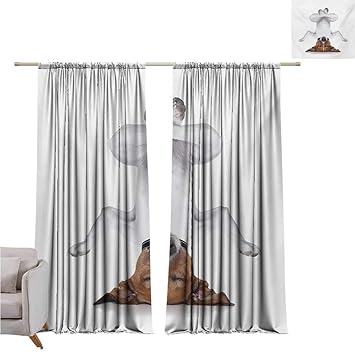 Amazon Com Anzhutwelve Yoga Indoor Curtain Dog Upside Down
