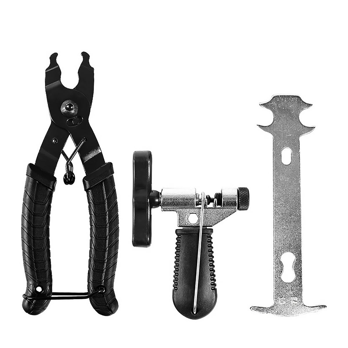 Alnicov Bike Chain Repair Kit Bicycle Chain Tool Chain Breaker Pliers 8/9/10 Speed Chain?Bicycle Chain Gauge