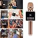 Wireless Karaoke Microphone-H8,Handheld Portable Bluetooth Karaoke Machine Built in Disco LED Lights,Bluetooth Speakers,Mini Karaoke Mic For Party Singing,Kids,Home KTV by AUTELL