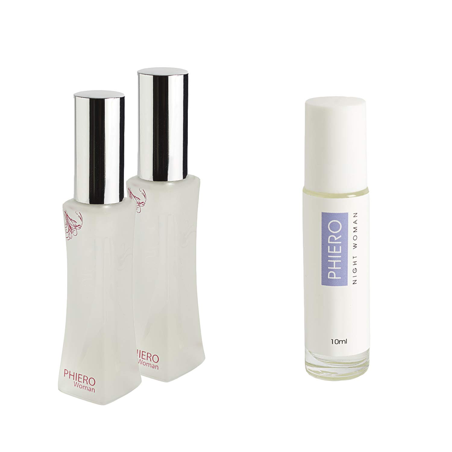 Pheromone - 2 Phiero Woman + Phiero Night Woman: Pheromone perfumes for women