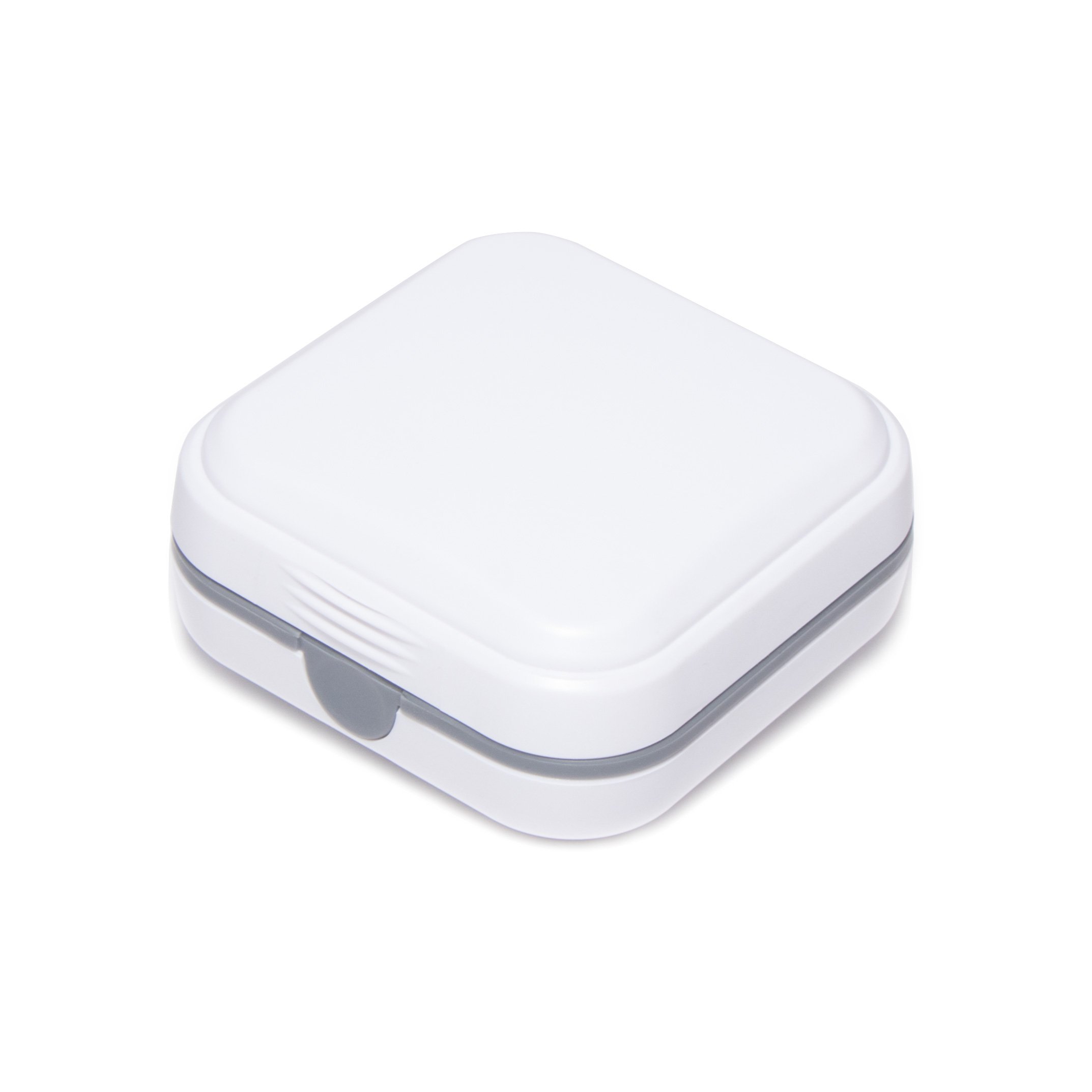 Durable Hearing Amplifier Storage Case - Ideal for CIC ITE BTE RIC Hearing Aid/Small Electronic Device, White