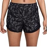 Nike Womens Tempo One Printed Running Shorts (US, Alpha, Small, Regular, Regular, Black 010)