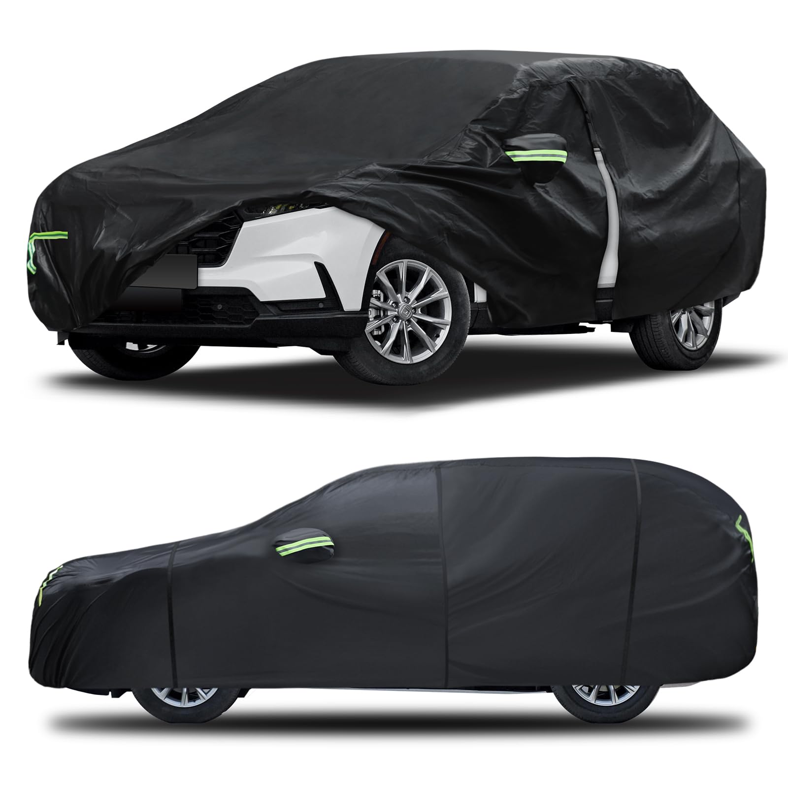 Photo 1 of Car Cover Custom Fit for Honda CRV 1997-2025,Toyota RAV4 1996-2025, 6 Layers Truck Cover Waterproof All Weather for Automobiles,Outdoor Full Exterior Cover,Rain, Sun, Wind Protection,Black
