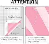 Lya Vinyl Permanent Vinyl for Cricut 12 x 4ft Pink Self Adhesive Roll view 3