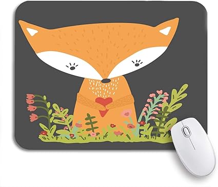 Amazon Ninehasa 可愛いマウスパッド オレンジ色のかわいいキツネの心の花の子供たちが赤の滑り止めゴムで描画ノートパソコン用マウスパッド Ninehasa マウスパッド 通販 Amazon Ninehasa 可愛いマウスパッド オレンジ色のかわいいキツネの心の花の子供たちが赤の滑り止めゴムで描画ノートパソコン用マウスパッド Ninehasa マウスパッド 通販