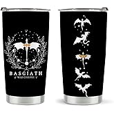 Fourth Gift Merch, Inspired Fantasy Book Lover Gifts, 4th Wing Bookish Dragon Merchandise, Christmas Thanksgiving Birthday Gift Ideas, 20 Oz Stainless Steel Tumbler