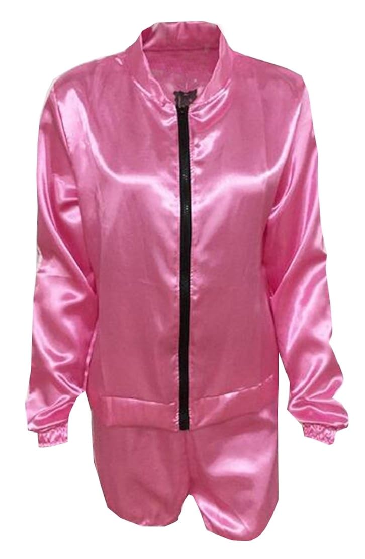 satin tracksuit set