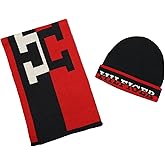 Split Monogram HAT & Scarf Set