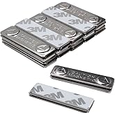 HAZOULEN Name Badge Magnets, Magnetic Name Tag Holders, Set of 12 (24 Pieces)