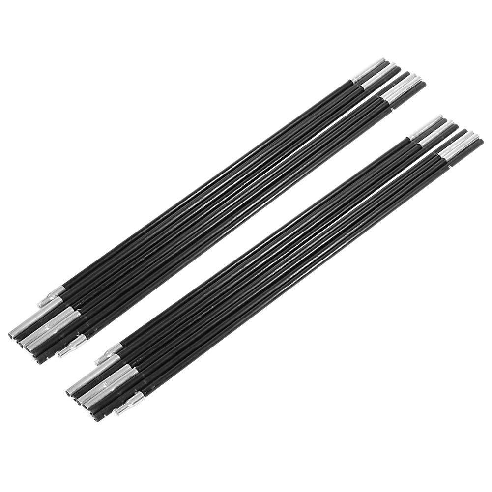Tent Pole,Tent Support Rod,4.48M Fiberglass Cam Tent Pole Bars Outdoor Support Rods Awning Frames Kit