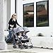JOOVY Twin Groove Ultralight Umbrella Stroller, Charcoal