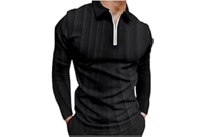 FLEKMANART Men'S Lapel Long Sleeve Printed Pullover Tops Casual Loose Sports Lapel Shirt Designer Spring Summer Blouses