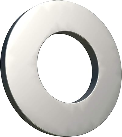Keple M12 Flat Penny Washers Pack 25 Zinc Plated Steel DIN125 Heavy Duty ISO7089