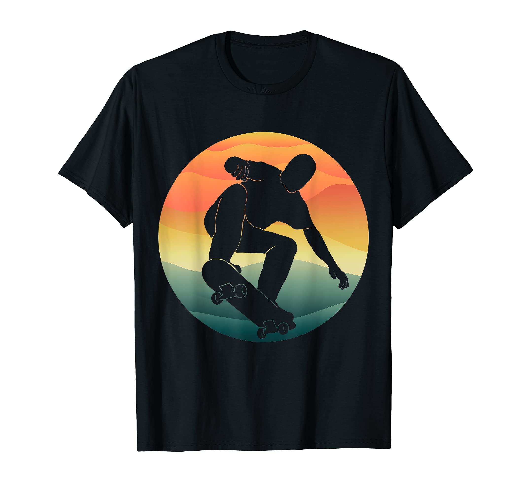 Skateboarding Vintage Retro Skate Lover Funny Skating T-Shirt