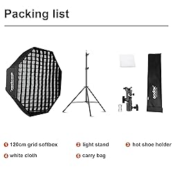 Godox 47.2"/120cm Octagon Umbrella Soft Box Kit