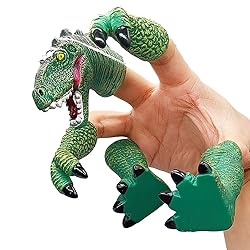 AQKILO Dinosaur Finger Puppet Set, Animals Puppet