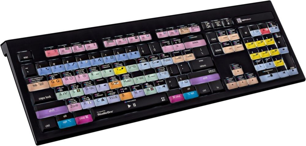 LogicKeyboardDesigned for Presonus Studio One 4 Compatible with mac Os -Part: LKB-PSO3-A2M-US