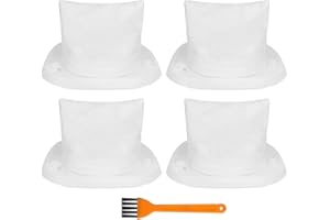 POTIAREY HNVCF10 Replacement Filters Compatible with Black and Decker Dustbuster Filter HNVC215B10, HNV215B12, HNVC215BW52, HNVC115J06, HNVC115B22, HNVC220BCZ01, HNVC220BCP07 Handheld Vacuum Filter（4 Pack）