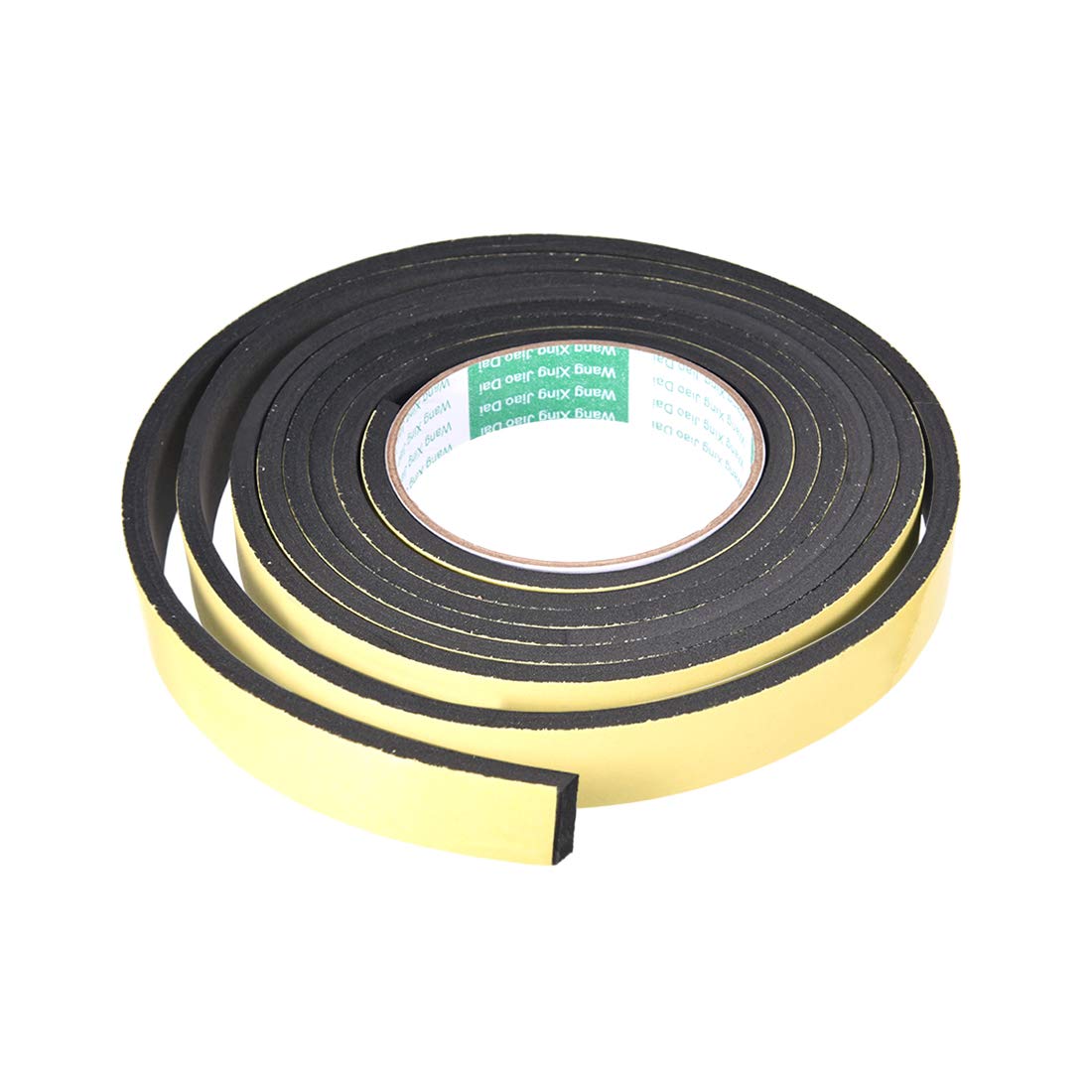 sourcing map Sealing Foam Tape 20mm Wide 5mm Thick 3 M/9.8ft Long, Self Adhesive Weather Strip for Window Door Insulation