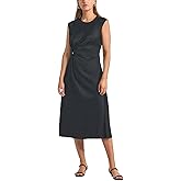 Derek Lam 10 Crosby Womens Adelita Crepe Back Satin Dress