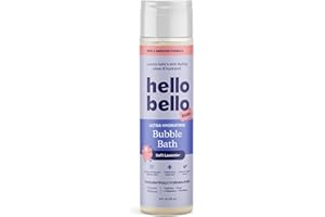 Hello Bello Ultra-Hydrating Baby Bubble Bath, Soft Lavender Scented, Tear Free & Safe for Sensitive Skin, Dermatologist Tested & Pediatrician Approved, 10oz Bottle