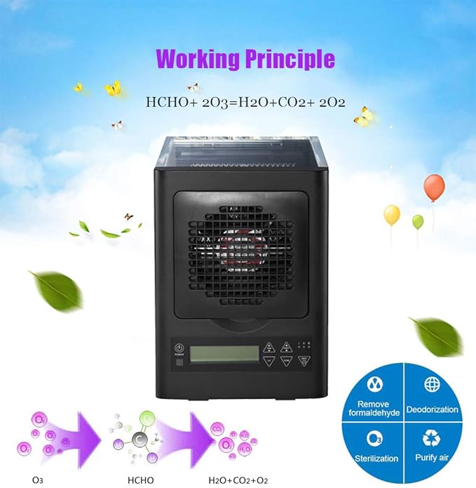 Oz3 Purificador de Aire HEPA Generador de ozono Comercial ...