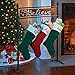 Palos Designs Believe Christmas Stocking Holder Stand
