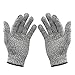 WISLIFE Cut Resistant Gloves for Kids - Kitchen Cutting Gloves, Working Gloves for Cutting, Slicing and Wood Carving, Level 5 Protection, Food Grade Safety Gloves, 1 Pair (Small)