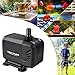 PEDY Water Pump, 400GPH (1500L/H) Submersible Water Pump For Pond, Aquarium, Fish Tank Fountain Water Quiet Pump Hydroponics, 15W