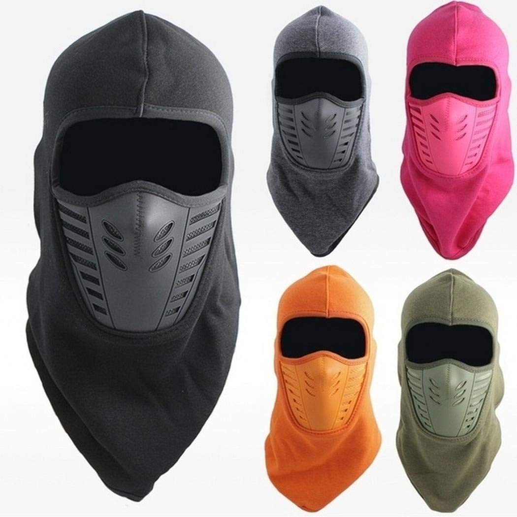 Zippem Unisex Ski Mask Winter Outdoor Sports Patchwork Windproof Warm Face Mask Masks & Shields