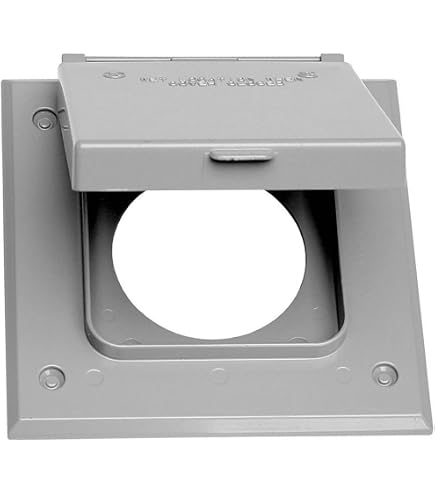 Steckdosen-Wandplatte Für Hubbell Bryant 313292 – Edelstahl, 11,7 X 11,4 Cm, Inkl. Schrauben