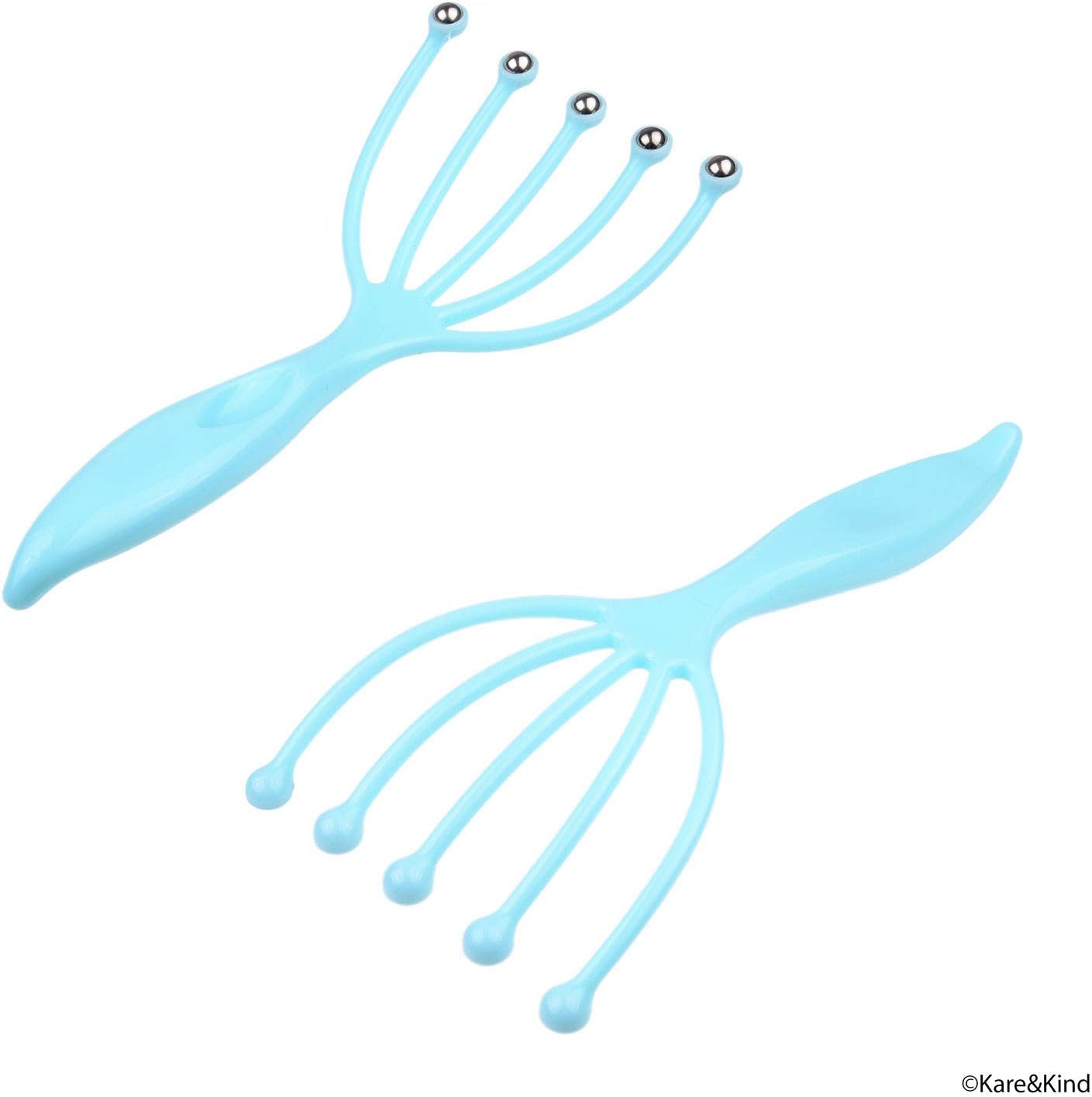 Scalp Massage Kit, 2x Scalp Scratcher, 1x Roller Ball Claw Massager and 1x Shampoo Massage Brush, Relaxes and Rejuvenates - Image 5