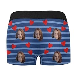 Custom Personalized Photo Printed Face Boxer, I