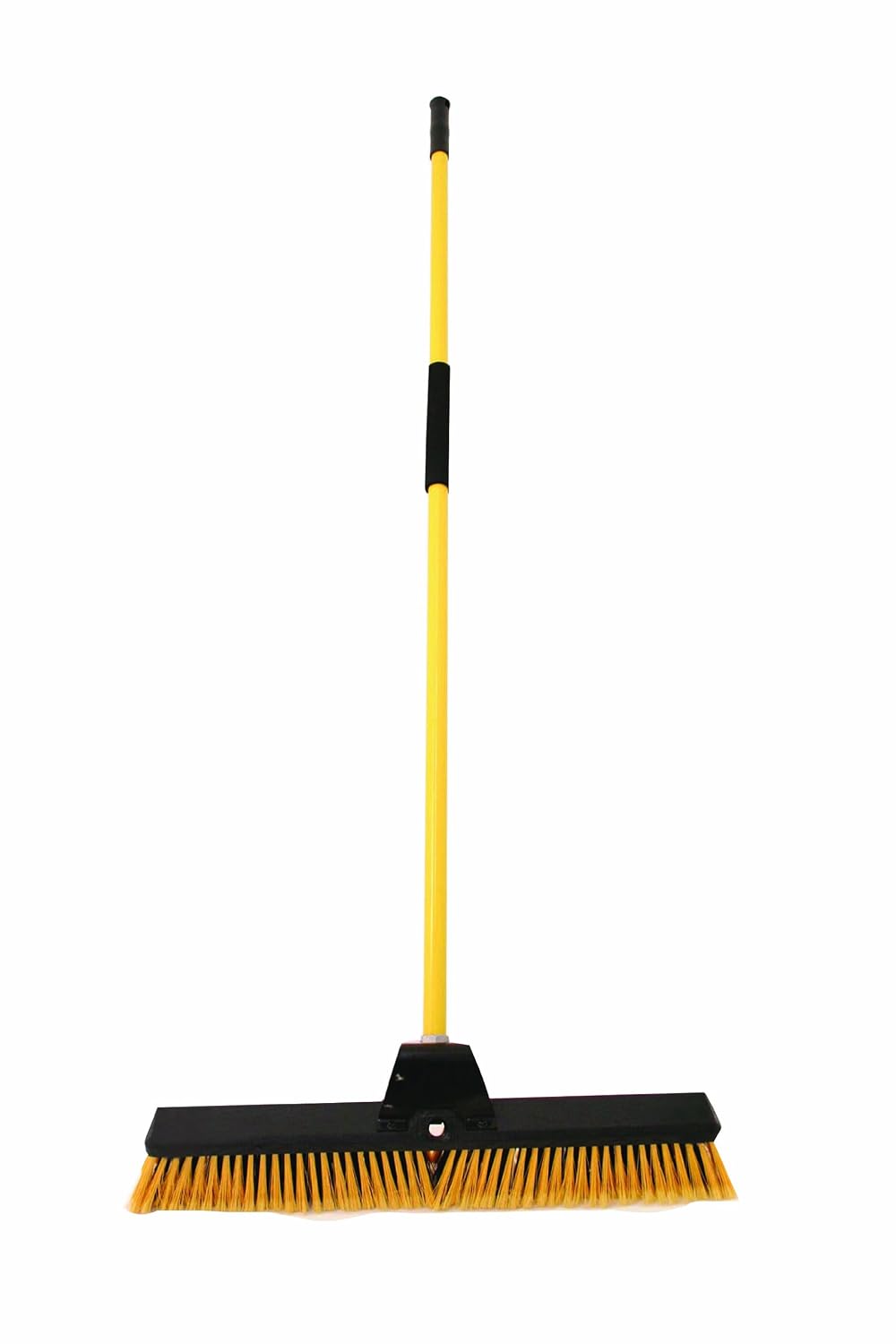 Bentley Bulldozer Broom Floor Sweeping Cleaning Equipment, Yellow, 24inch
