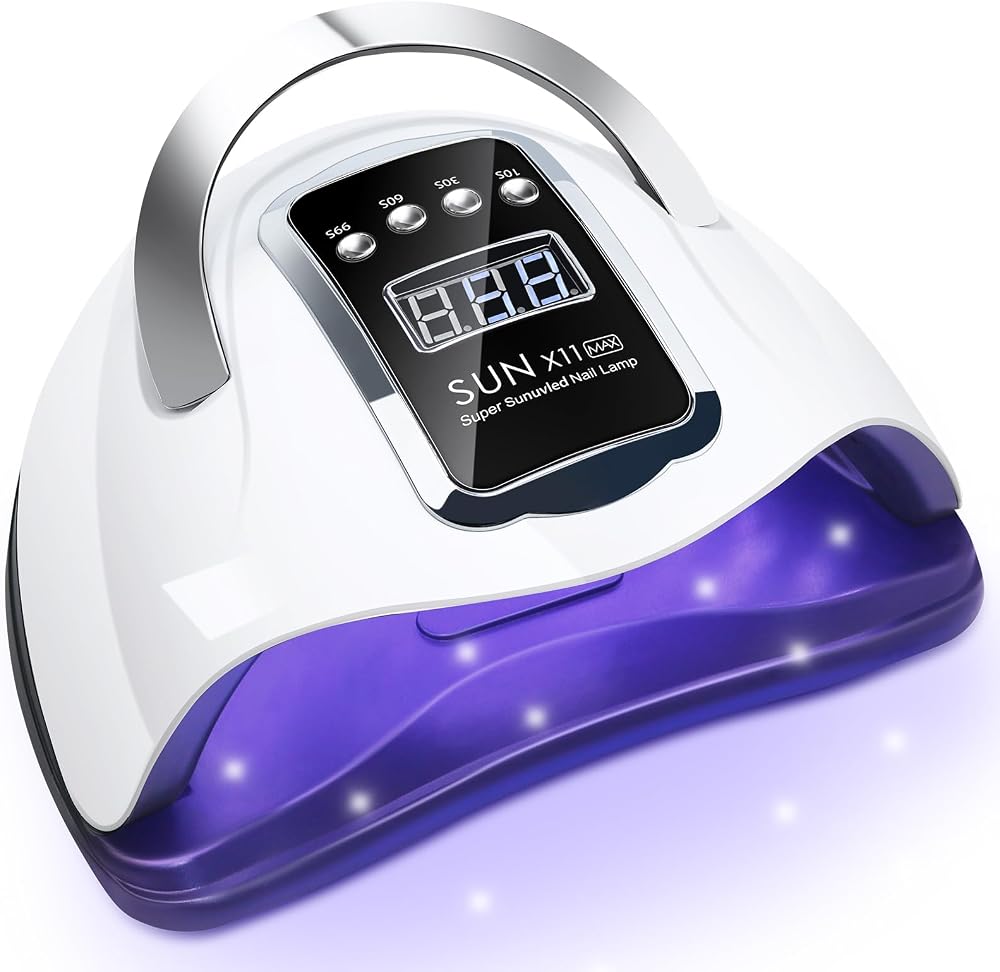 LKE UV LED Nail Lamp 320W Professional Gel Dryer 66 LEDs Auto Sensor 4 Timers