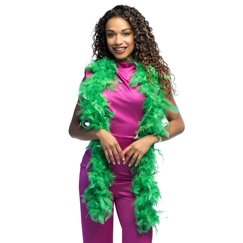 Boland 52702 – Feather Boa, 180 cm, Green