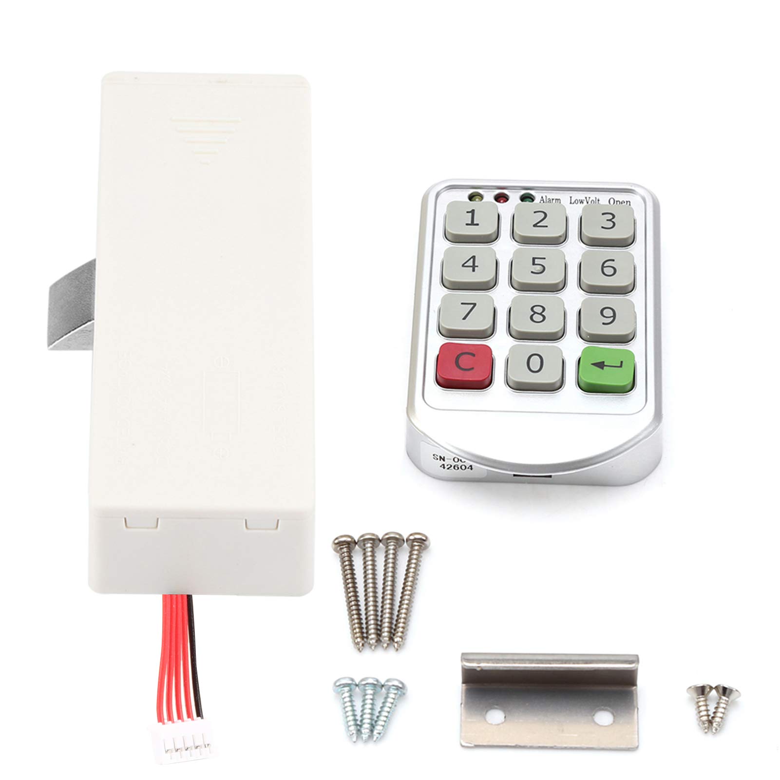 Electronic Door Lock Kit, Intelligent Digital Keypad Cabinet Locker Keyless Door Code Locks with Password Entry