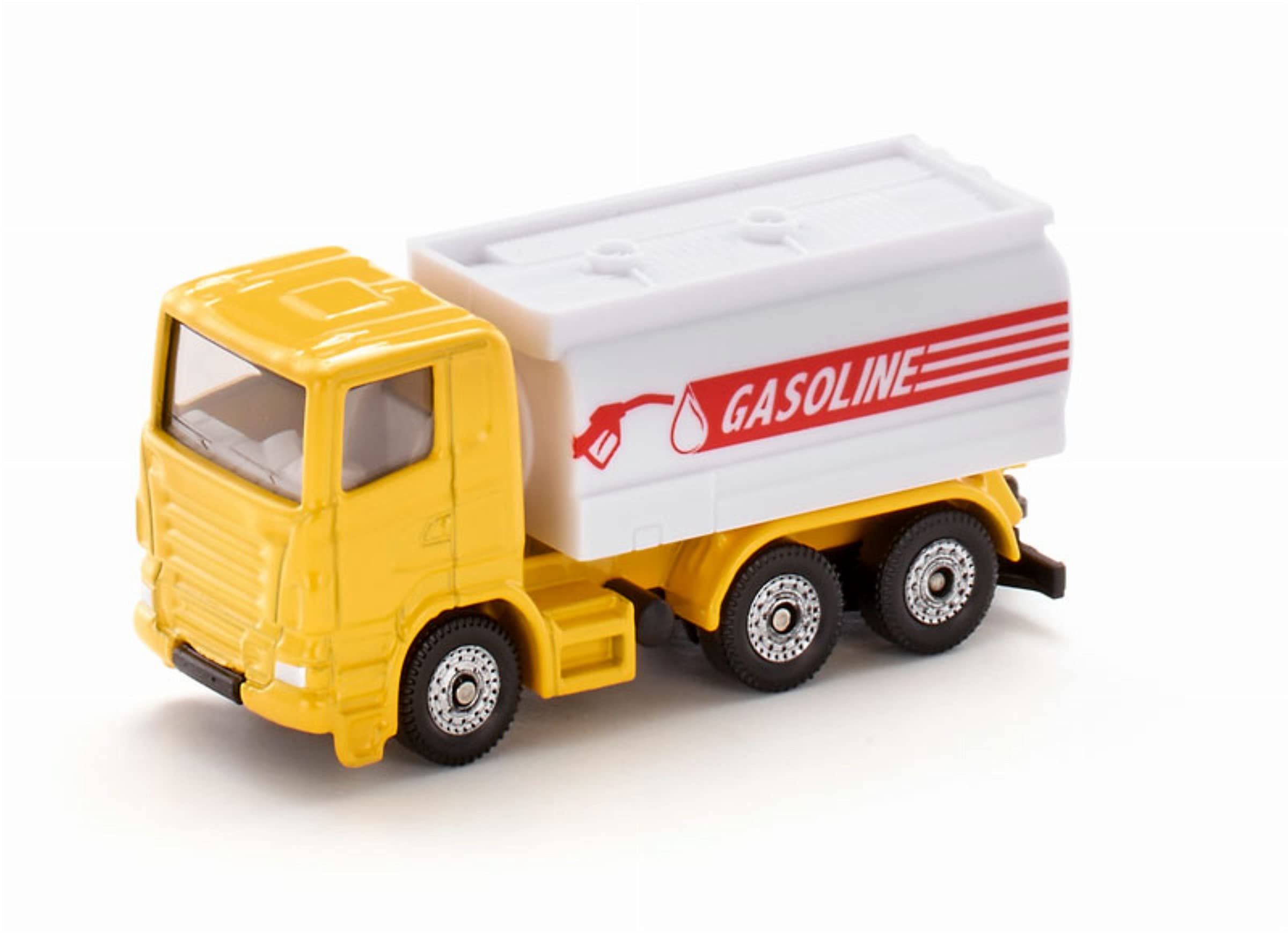 siku 1387, Tanker Lorry, Metal,Plastic, Yellow,White, Trailer hitch