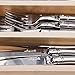 Jean Dubost Laguiole 24-Piece Everyday Flatware Set, Stainless Steel Handles - Rust-Resistant Stainless Steel - Includes Wooden Tray - Made in France