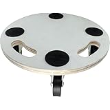 Move-It 3368 15-Inch Round Wood Platform Dolly, 400-lb Load Rating