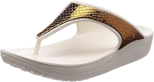 crocs flip flops sequin