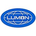 Vintage Lumon Logo Blue Oval Sticker Decal Notebook Car Laptop 5.5"
