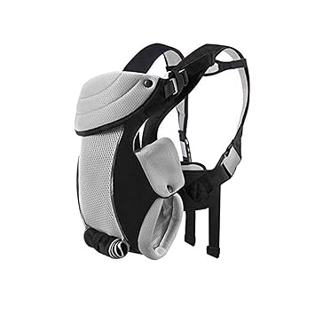 1 year old in baby carrier