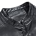 LIERDAR Men's Faux Leather Jacket Outfit Slim