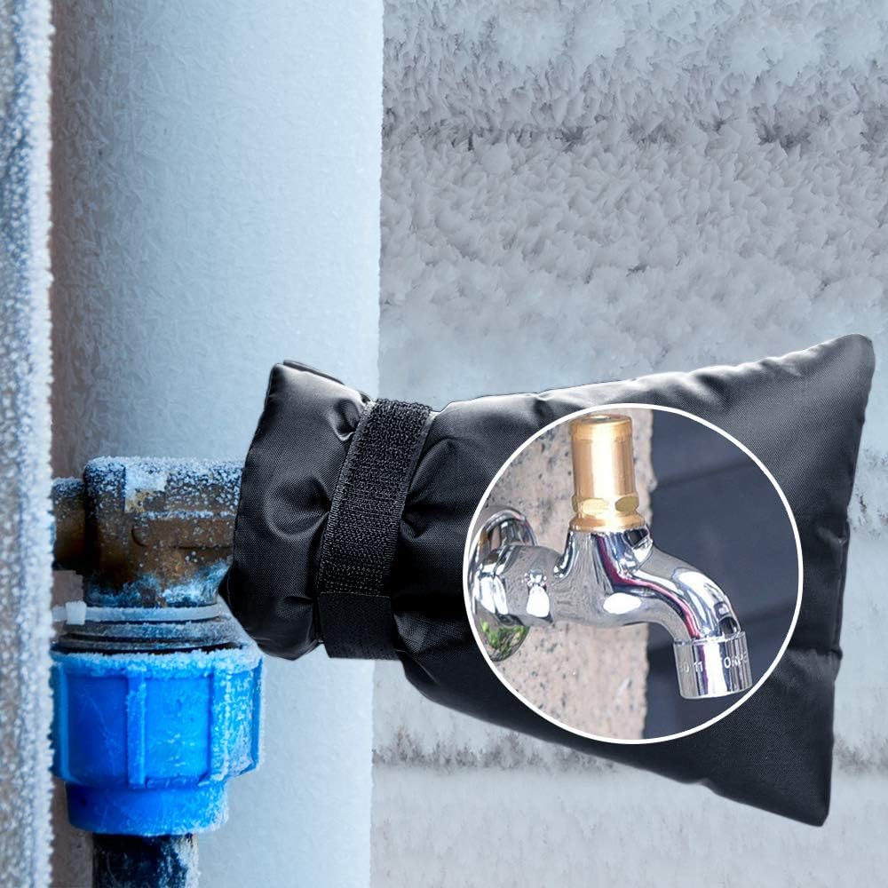 JAYEE 2 Pack Outdoor Faucet Cover for Winter Freeze Protection, Waterproof and Insulated Outside Spigot Cover for Anti-Freezing and Rust Protection: Home Improvement