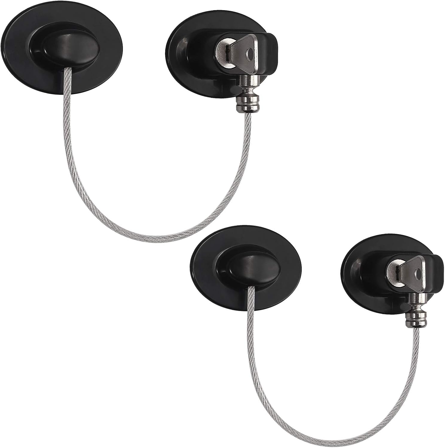 LiNKFOR Fridge Locks 2PCS Freezer Locks 18cm/ 7inch 304 Stainless Steel