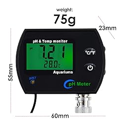 2-in-1 Combo pH & Temperature Meter Water Quality
