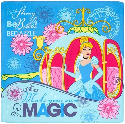 "Princesses" children’s handkerchiefs - 14" square - 3 units in a bag.