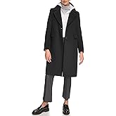 Calvin Klein Women's Full-length Buttoned Wool Coat (Petite, Standard, Plus)